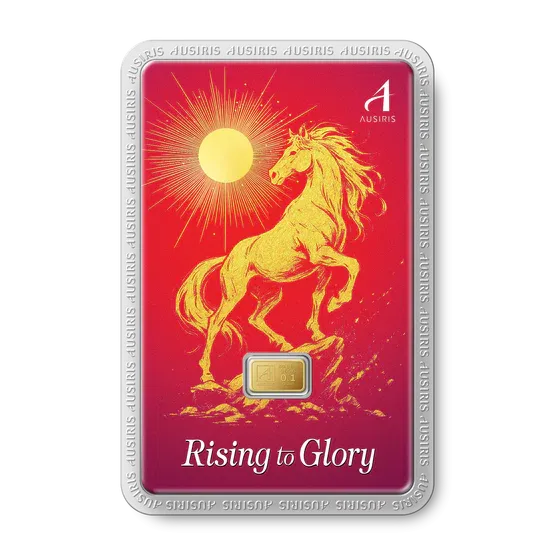 ทองแท่ง 0.1 กรัม การ์ดลายม้า